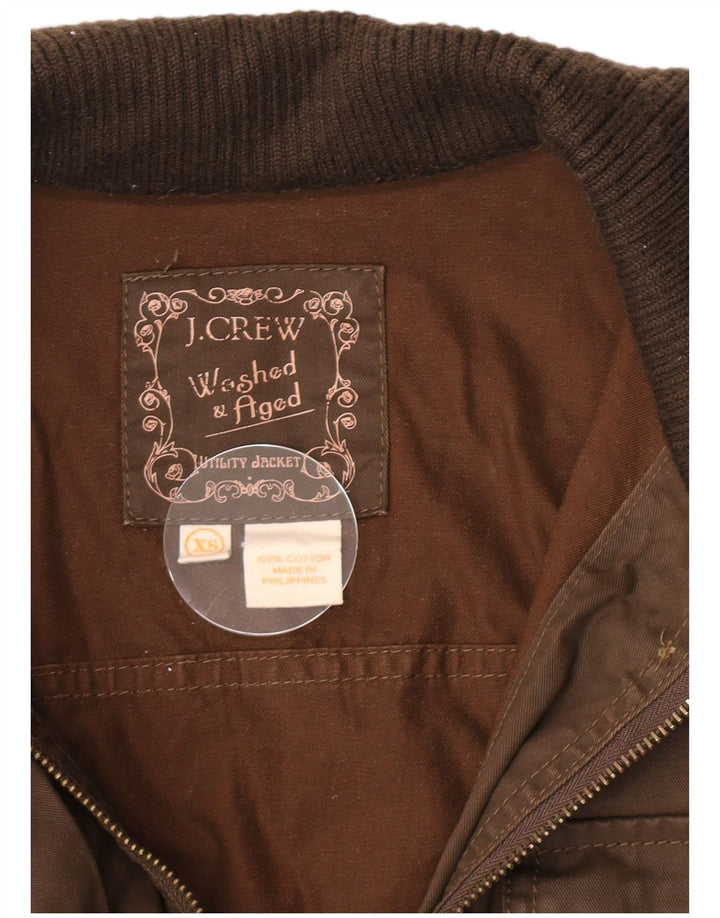 J. Crew Ženska pomoćna jakna UK 6 XS Smeđi pamuk