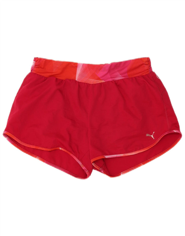 Puma ženske sportske kratke hlače UK 14 srednje bordo boje