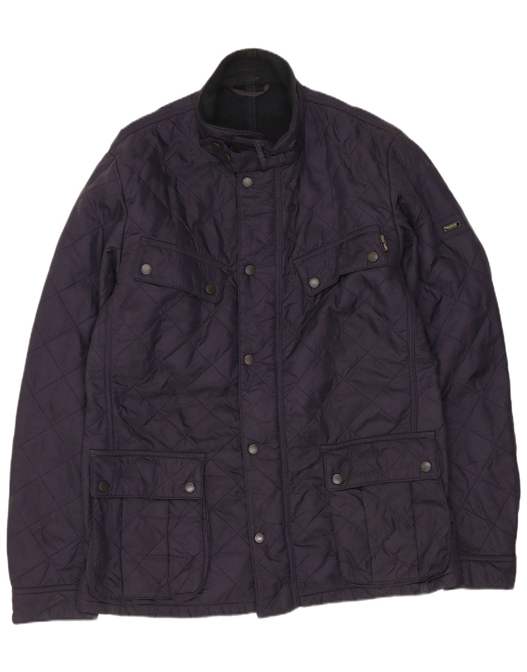 Barbour muška prošivena jakna UK 40 Large tamnoplavi poliamid