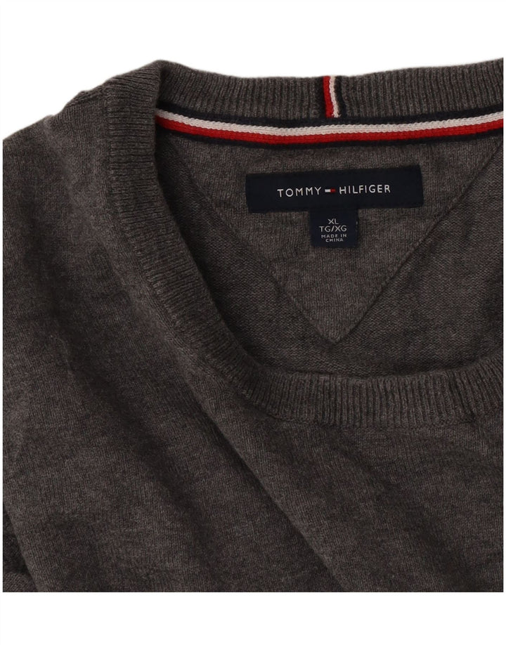 Tommy Hilfiger muški džemper s okruglim izrezom XL sivi