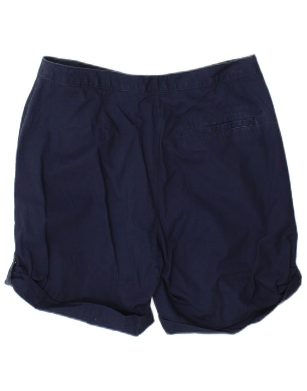 Marks & Spencer ženske chino kratke hlače UK 10 male W27 tamnoplavi pamuk