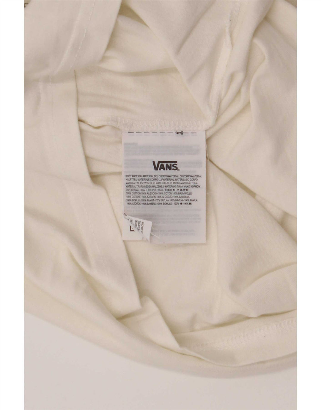 Vans muška majica kratkih rukava klasičnog kroja srednje bijelog pamuka