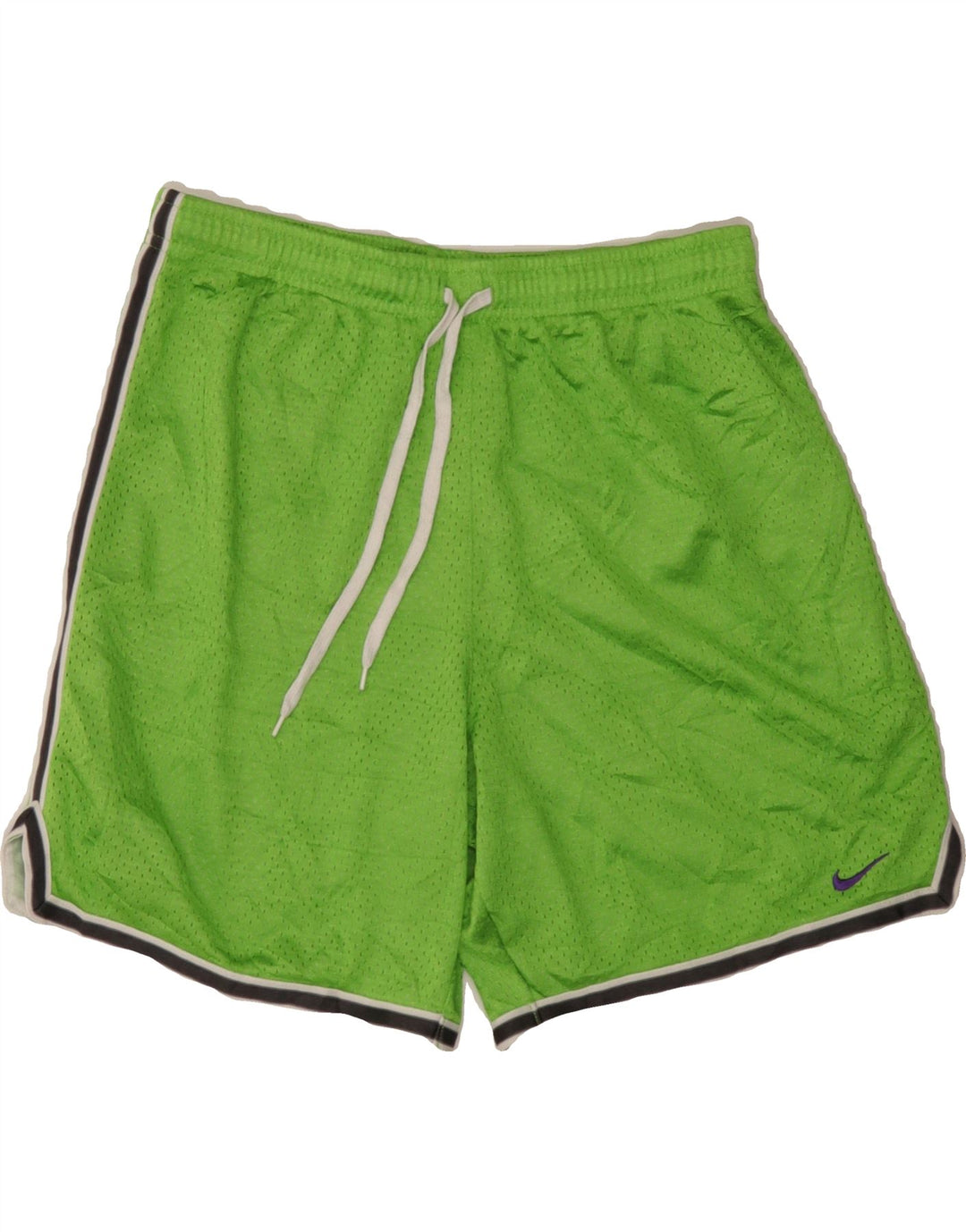 NIKE Womens Sport Shorts UK 8/10 Small Green Polyester Vintage Nike and Second-Hand Nike from Messina Hembry 