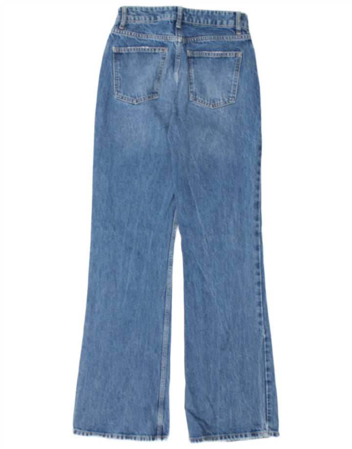 TOPSHOP Ženske Bootcut traperice W26 L32 Plavi pamuk