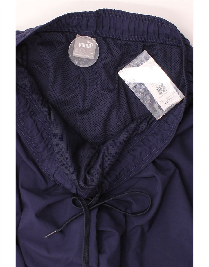 PUMA Mens Tracksuit Trousers Joggers 2XL  Navy Blue Polyester Vintage Puma and Second-Hand Puma from Messina Hembry 