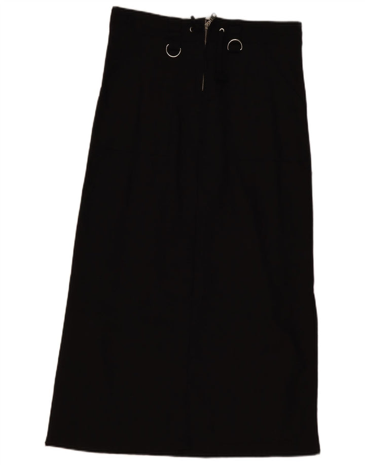 NOVA SENZACIJA Ženska maksi suknja srednje veličine W30 crna