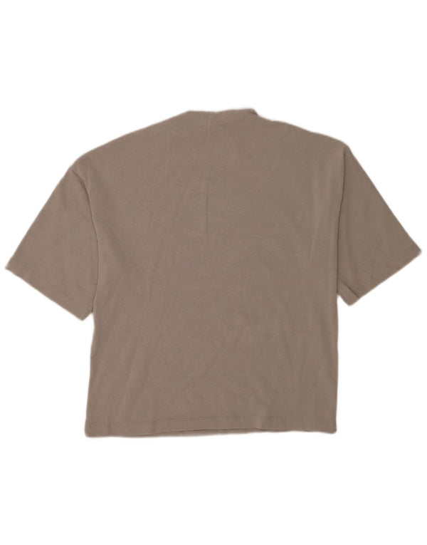 Zara ženska prevelika majica kratkih rukava UK 10 Small Grey