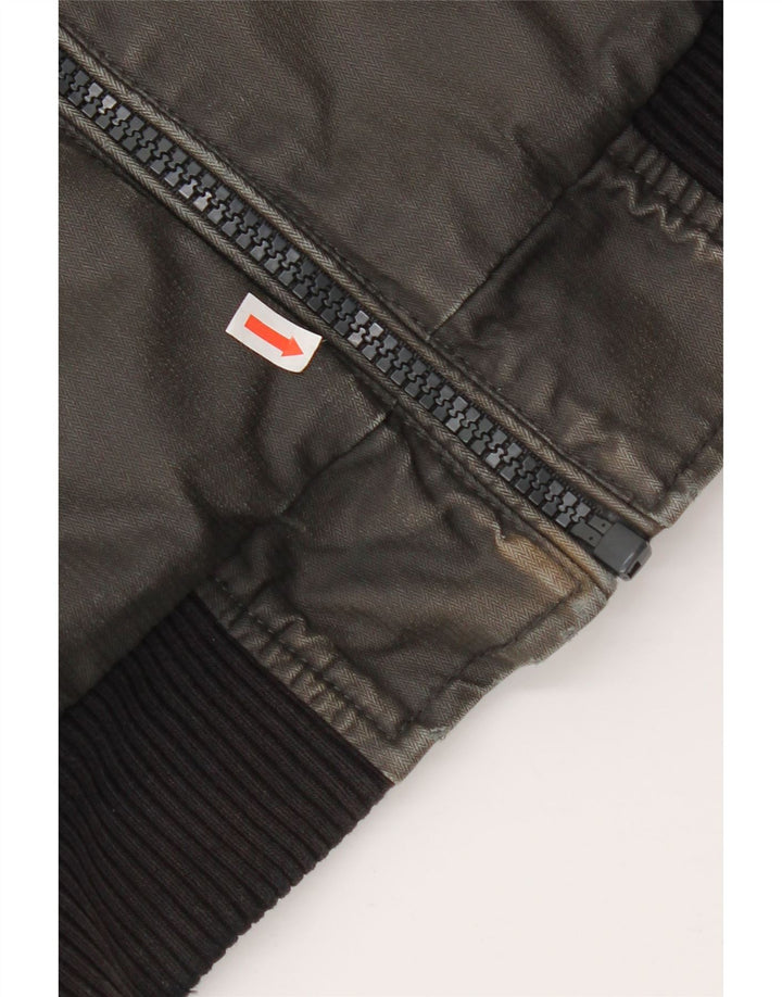 Jack & Jones muška vojna jakna UK 36 Mala siva pamuk