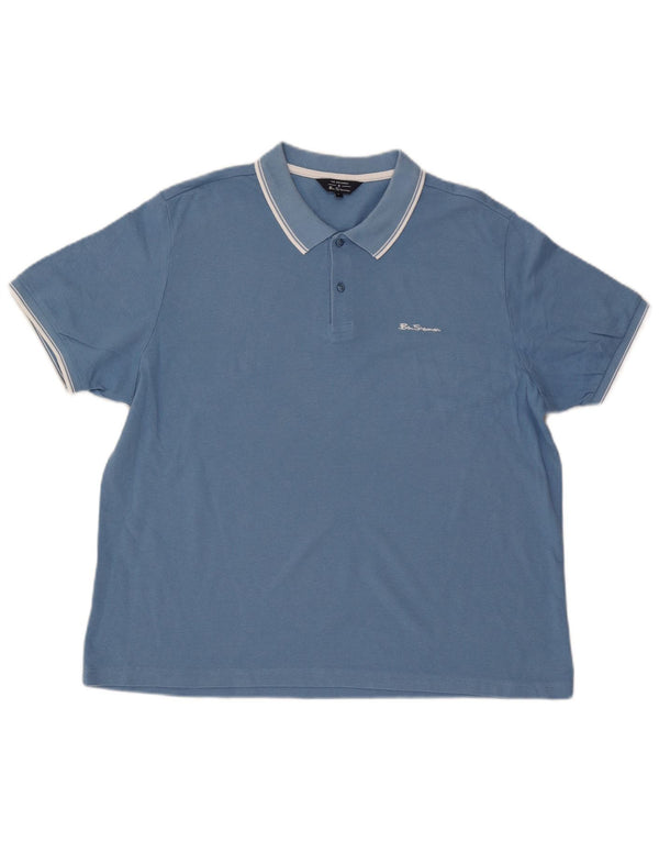 Ben Sherman muška polo majica XL plavi pamuk