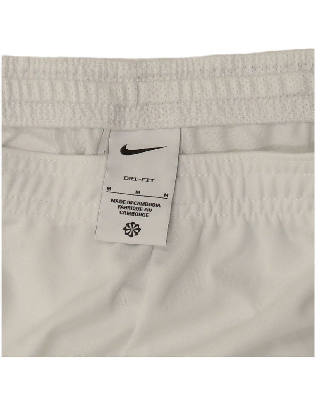 NIKE muške Dri Fit sportske kratke hlače srednje bijele boje od poliestera
