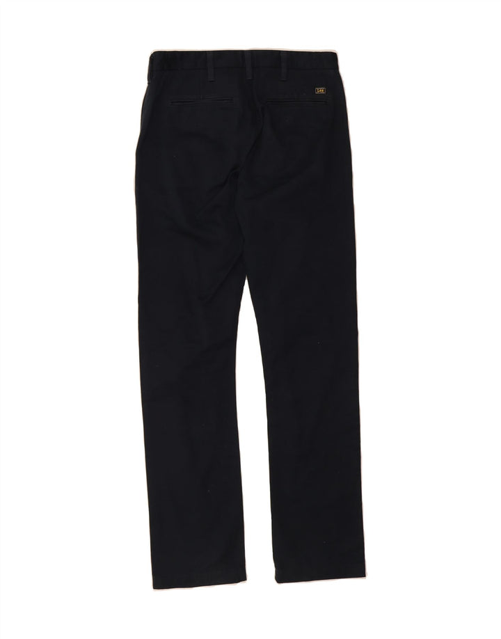 LEE Mens Regular Chino Trousers W31 L34 Navy Blue Cotton Vintage Lee and Second-Hand Lee from Messina Hembry 