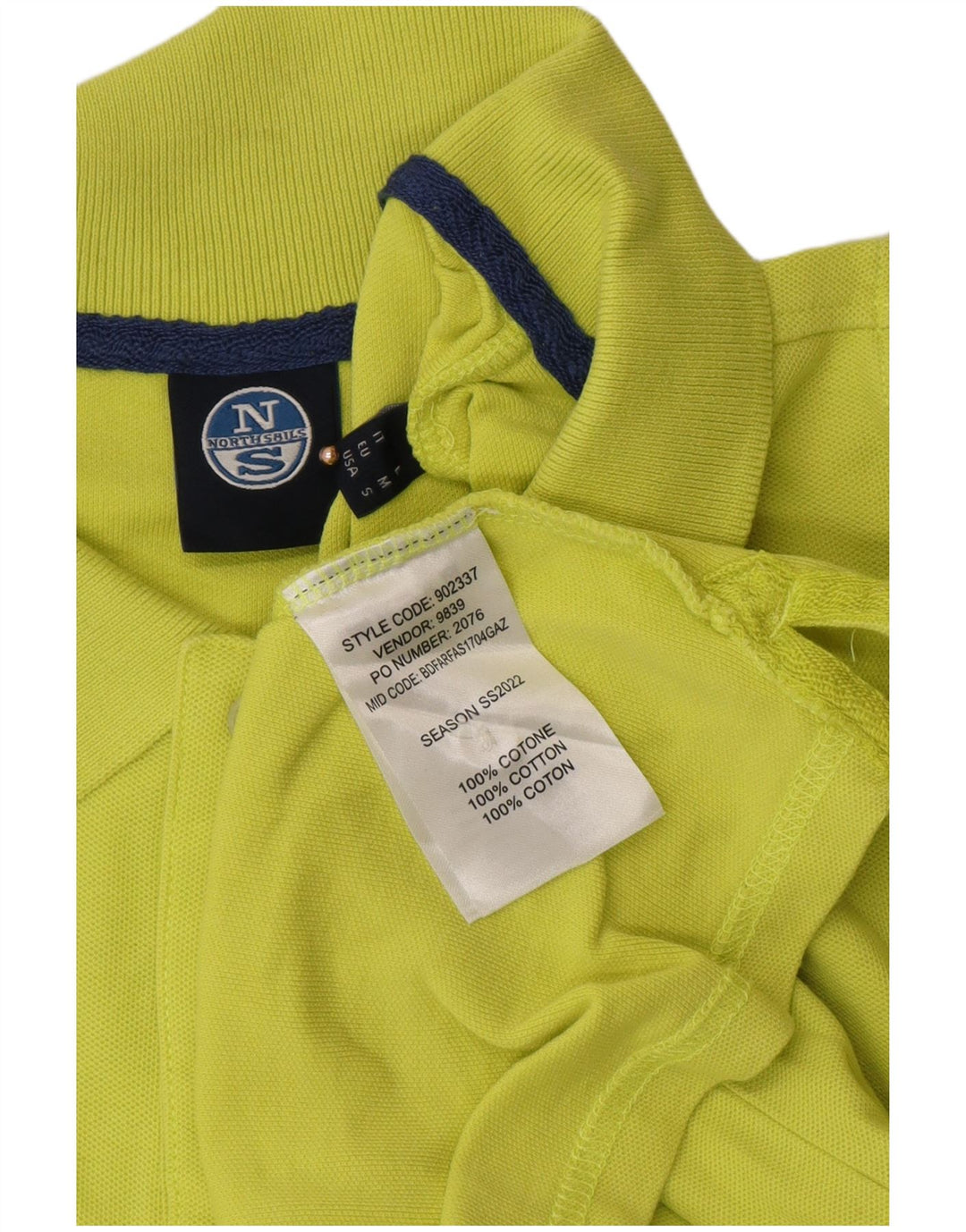 NORTH SAILS Muška polo majica Srednje zeleni pamuk