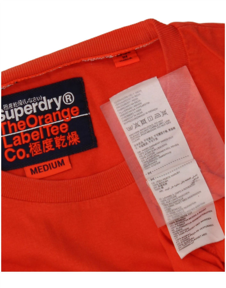 SUPERDRY muška majica kratkih rukava Srednje narančasta pamuk