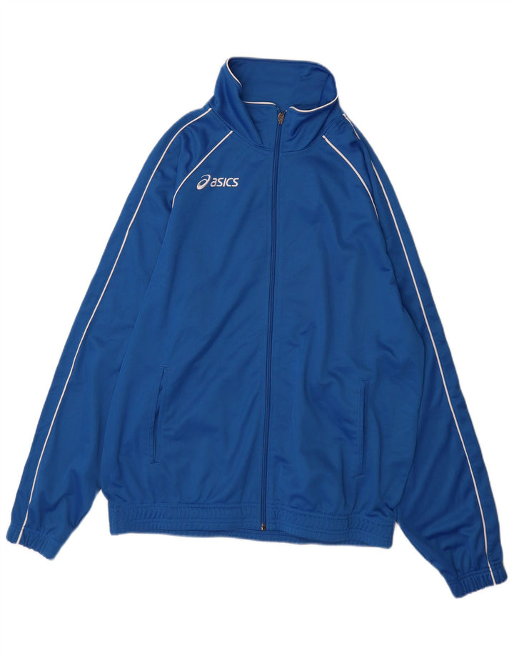 Asics muška trenirka gornja jakna XL plavi poliester