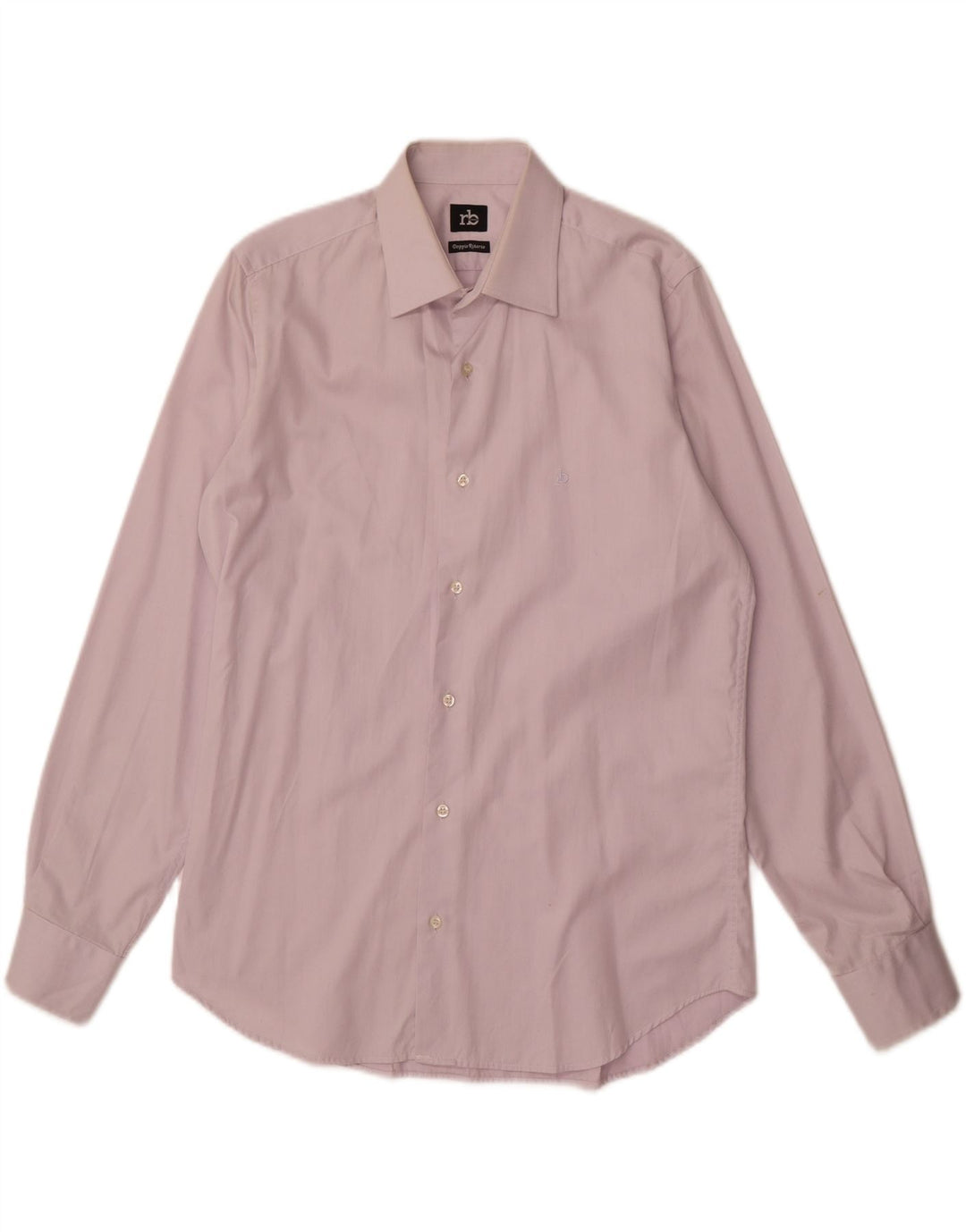 ROCCOBAROCCO Mens Shirt Size 15 1/2 39 Medium Purple Cotton