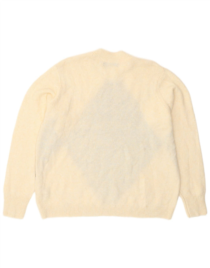 Marks & Spencer ženski džemper s okruglim izrezom UK 16 Large Off White