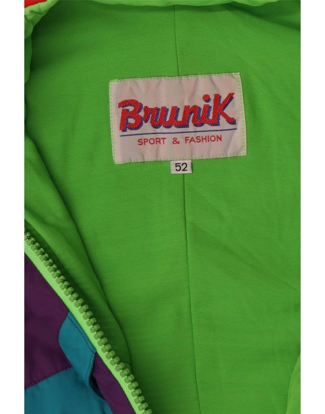 Brunik muški skijaški kombinezon IT 52 Large Purple Colourblock Polyamide