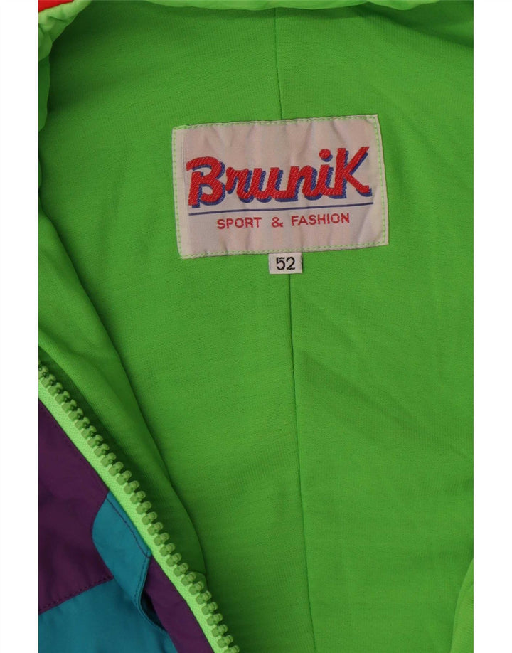 Brunik muški skijaški kombinezon IT 52 Large Purple Colourblock Polyamide