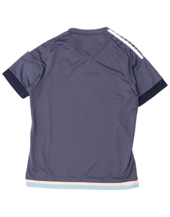 Adidas muška Climalite majica kratkih rukava Medium tamnoplavi Colourblock Poliester