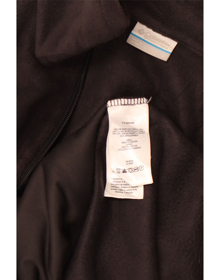 COLUMBIA muška jakna od flisa UK 40 veliki crni poliester