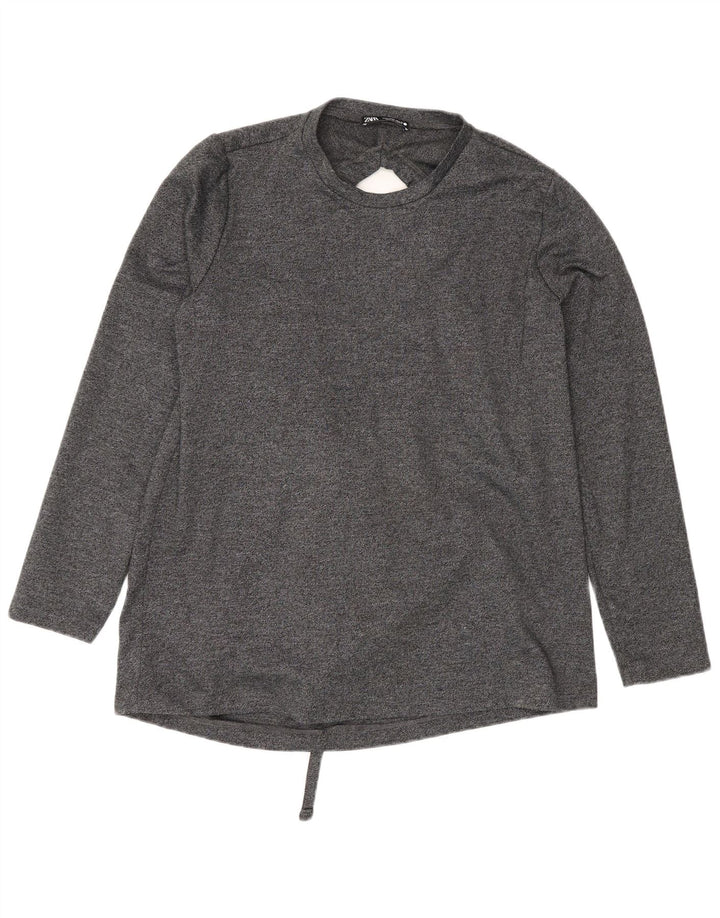 Zara ženska gornja majica s dugim rukavima UK 10 Small Grey