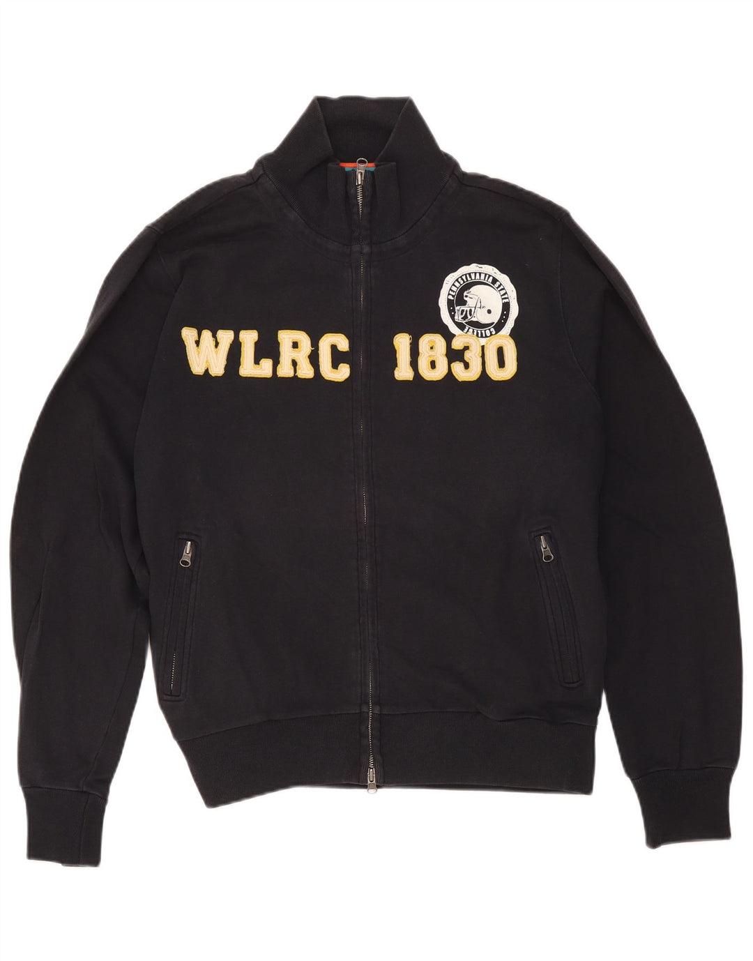 Woolrich muška grafička gornja jakna od srednje crnog pamuka