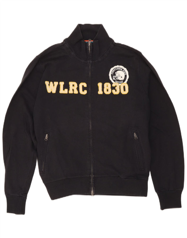 Woolrich muška grafička gornja jakna od srednje crnog pamuka