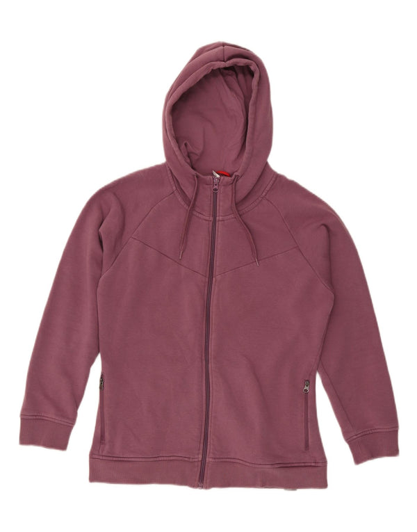 The North Face ženski džemper s kapuljačom s patentnim zatvaračem UK 14 srednje ružičasti pamuk