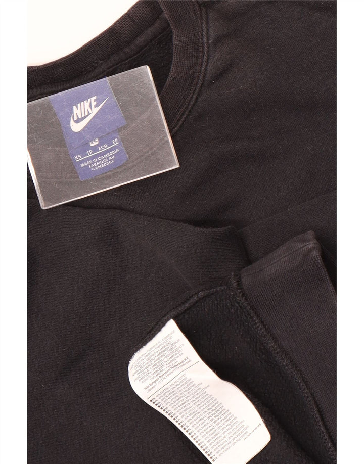 Nike muški džemperi XS crni pamuk