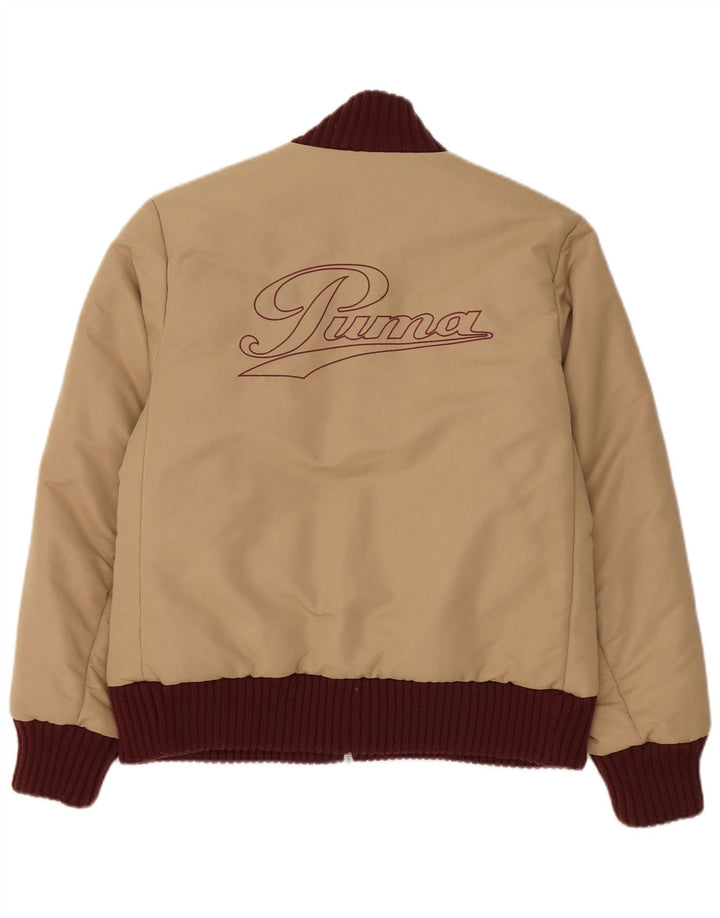 Puma ženska bomber jakna UK 16 Large Beige Colourblock Poliester