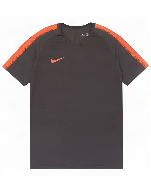 Nike Mens Dri Fit T-Shirt Top Large Grey Colourblock