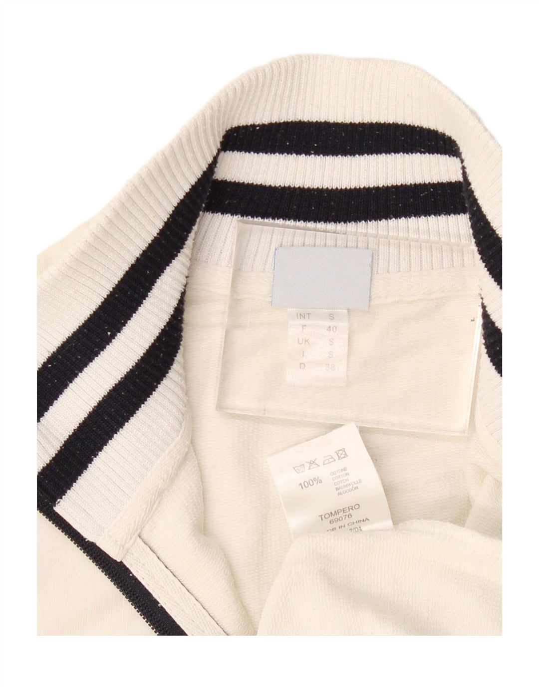 Arena ženska gornja jakna trenirke UK 10 Mala bijela pamuk