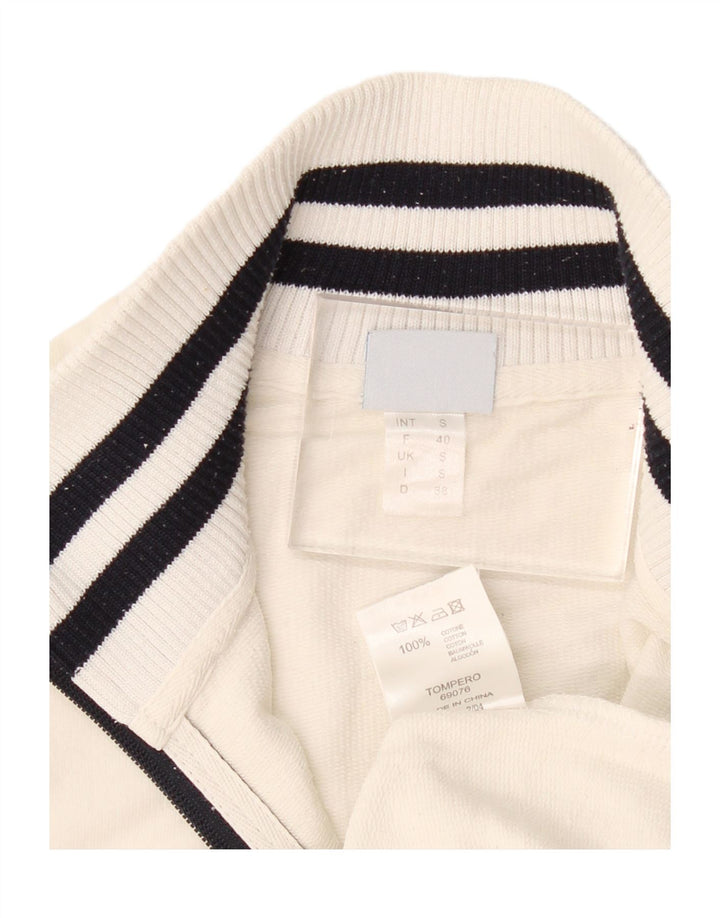 Arena ženska gornja jakna trenirke UK 10 Mala bijela pamuk