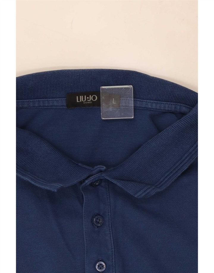 Liu Jo muška polo majica velika plava
