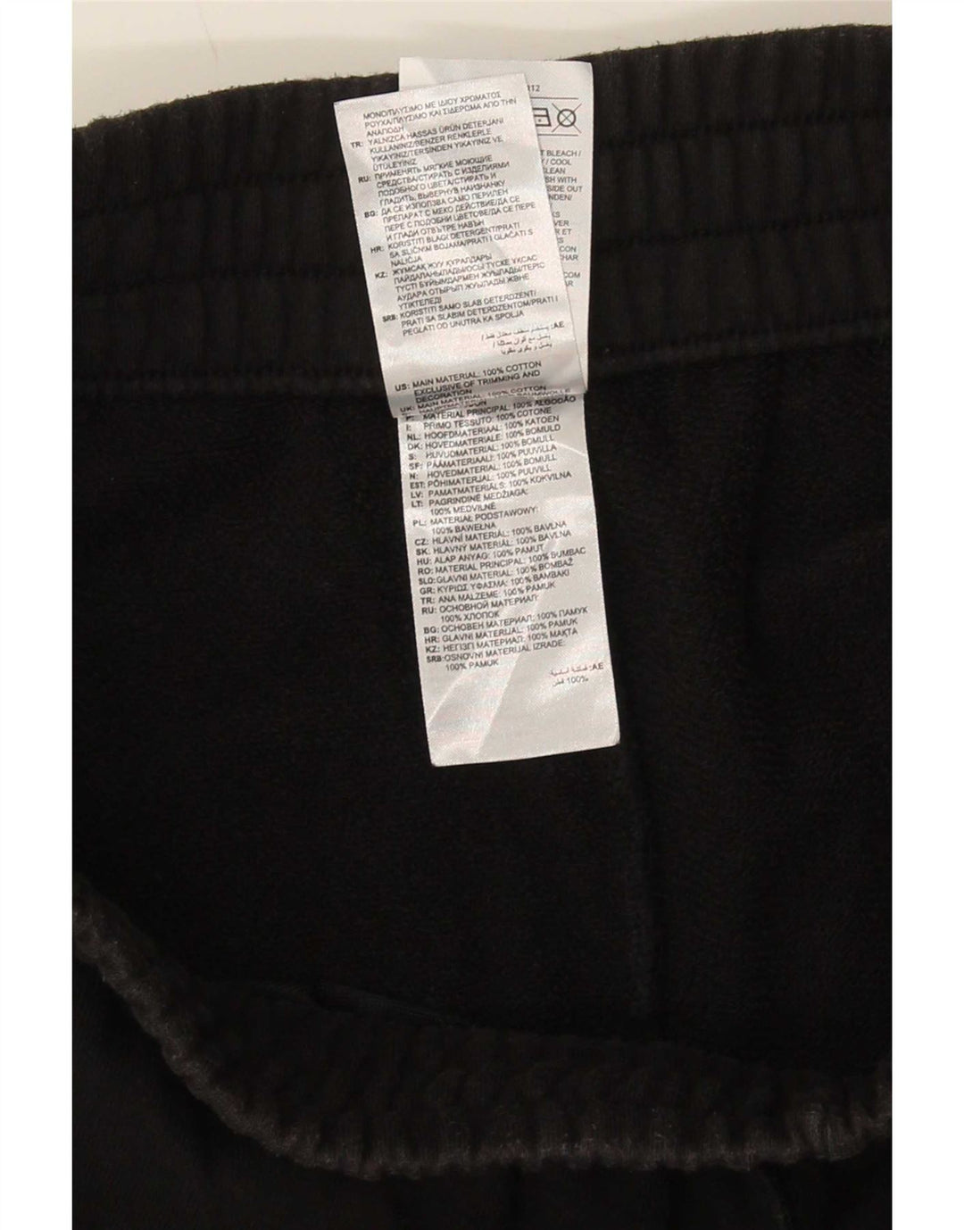 Adidas muške sportske kratke hlače velike crne pamučne boje