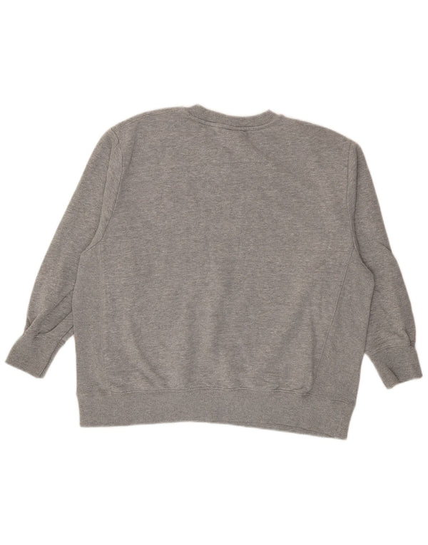 Zara Ženski Harvard Graphic Oversize Sweatshirt Džemper UK 10 Small Gray