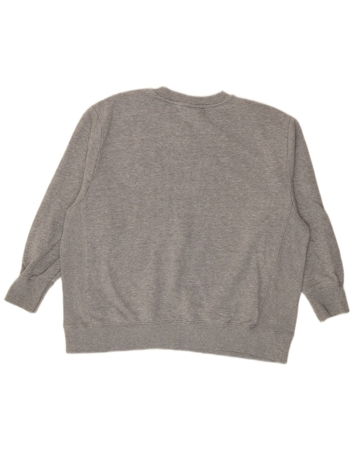 Zara Ženski Harvard Graphic Oversize Sweatshirt Džemper UK 10 Small Gray