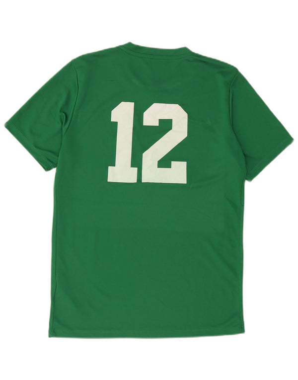 Nike Dri Fit Graphic Majica kratkih rukava srednje zelene boje od poliestera