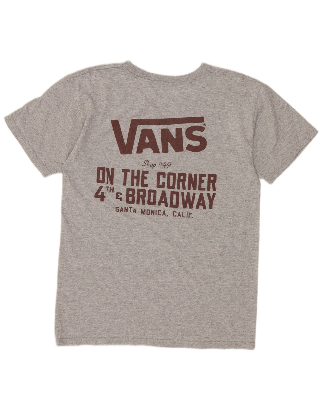 VANS Ženska majica kratkih rukava s grafičkim motivima UK 10 Small Grey Cotton