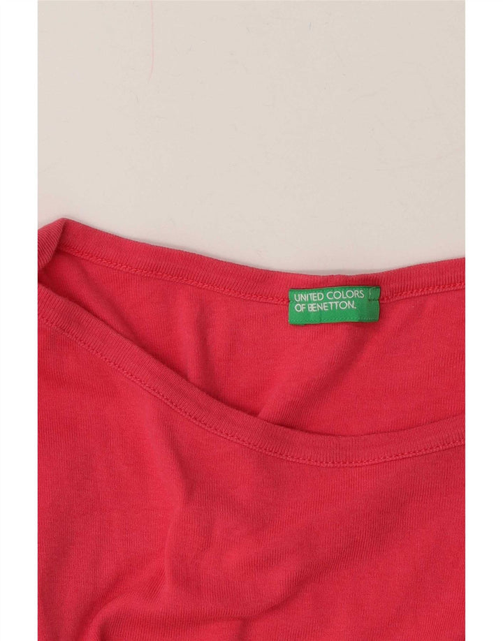 Benetton ženska majica dugih rukava UK 12 srednje ružičasta