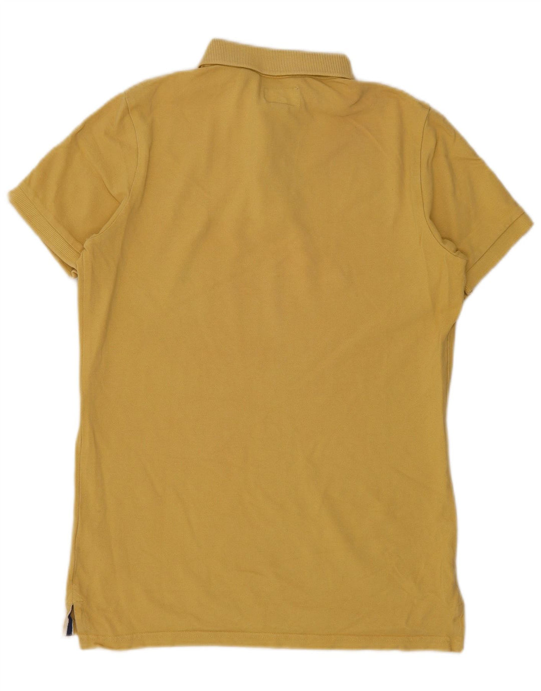 Superdry muška polo majica Srednje žuti pamuk