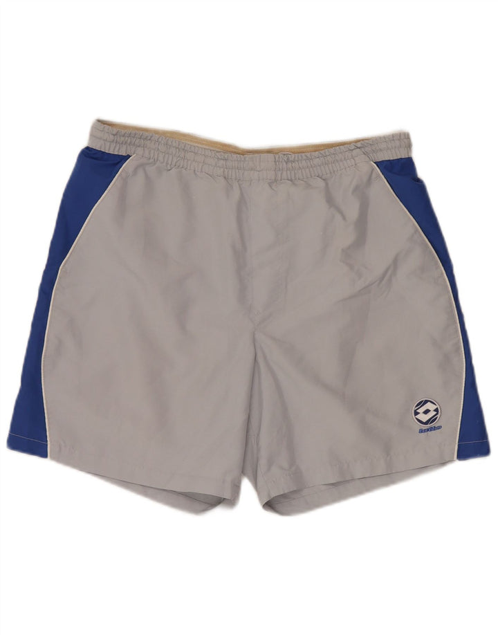 LOTTO muške sportske kratke hlače UK 38/40 srednje sive boje poliester