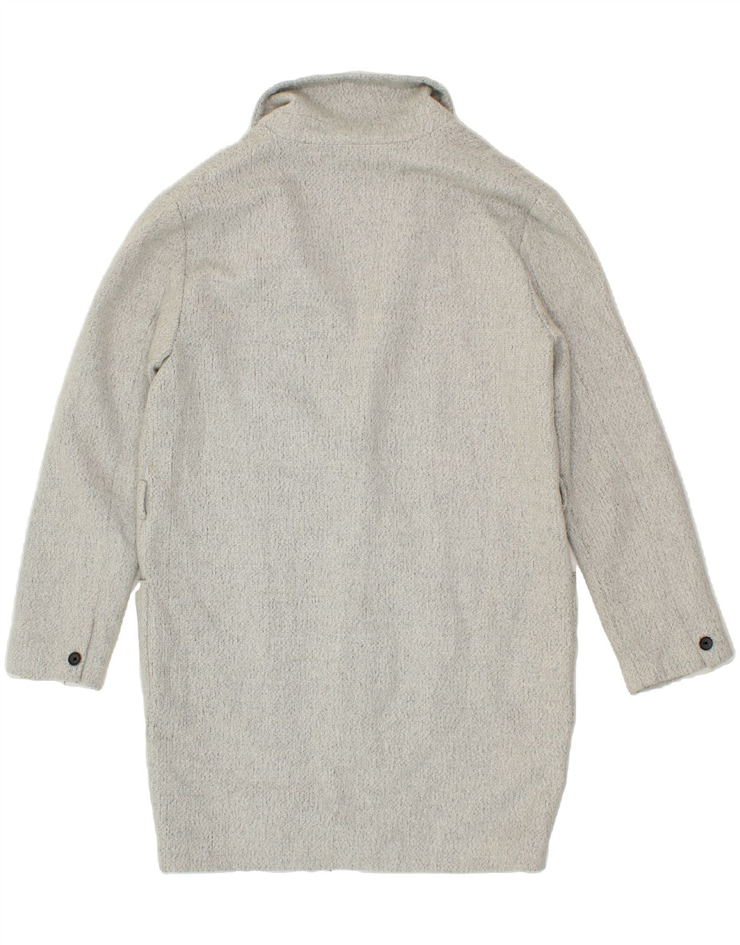 MAISON SCOTCH Womens Overcoat UK 14 Large Grey Polyester Vintage Maison Scotch and Second-Hand Maison Scotch from Messina Hembry 