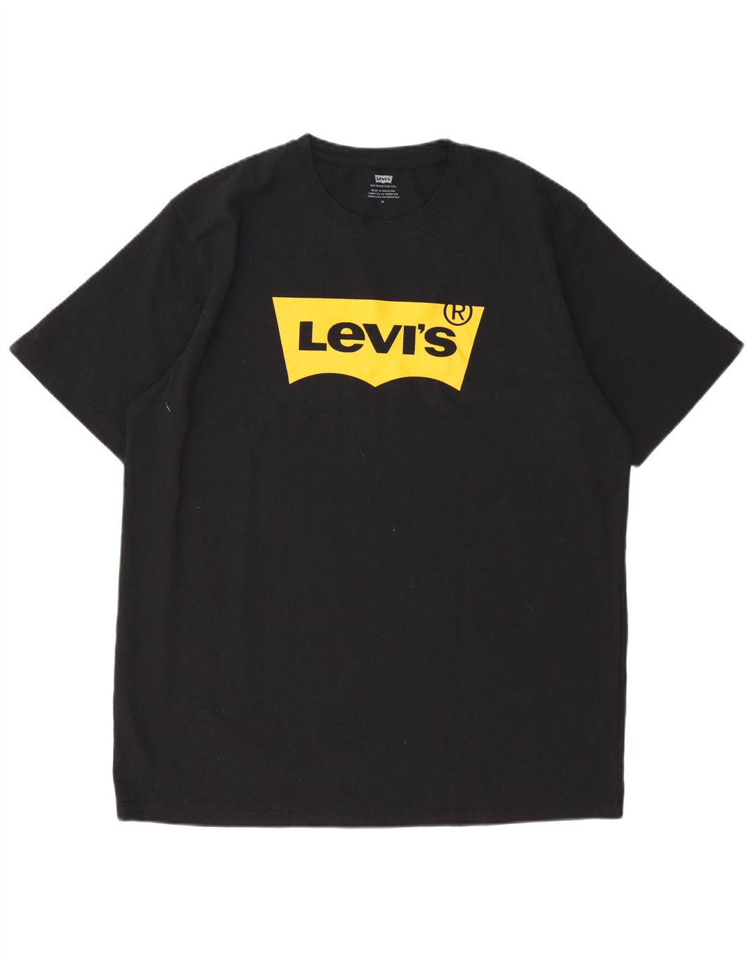 LEVI'S muška majica s grafičkim motivima XL crni pamuk