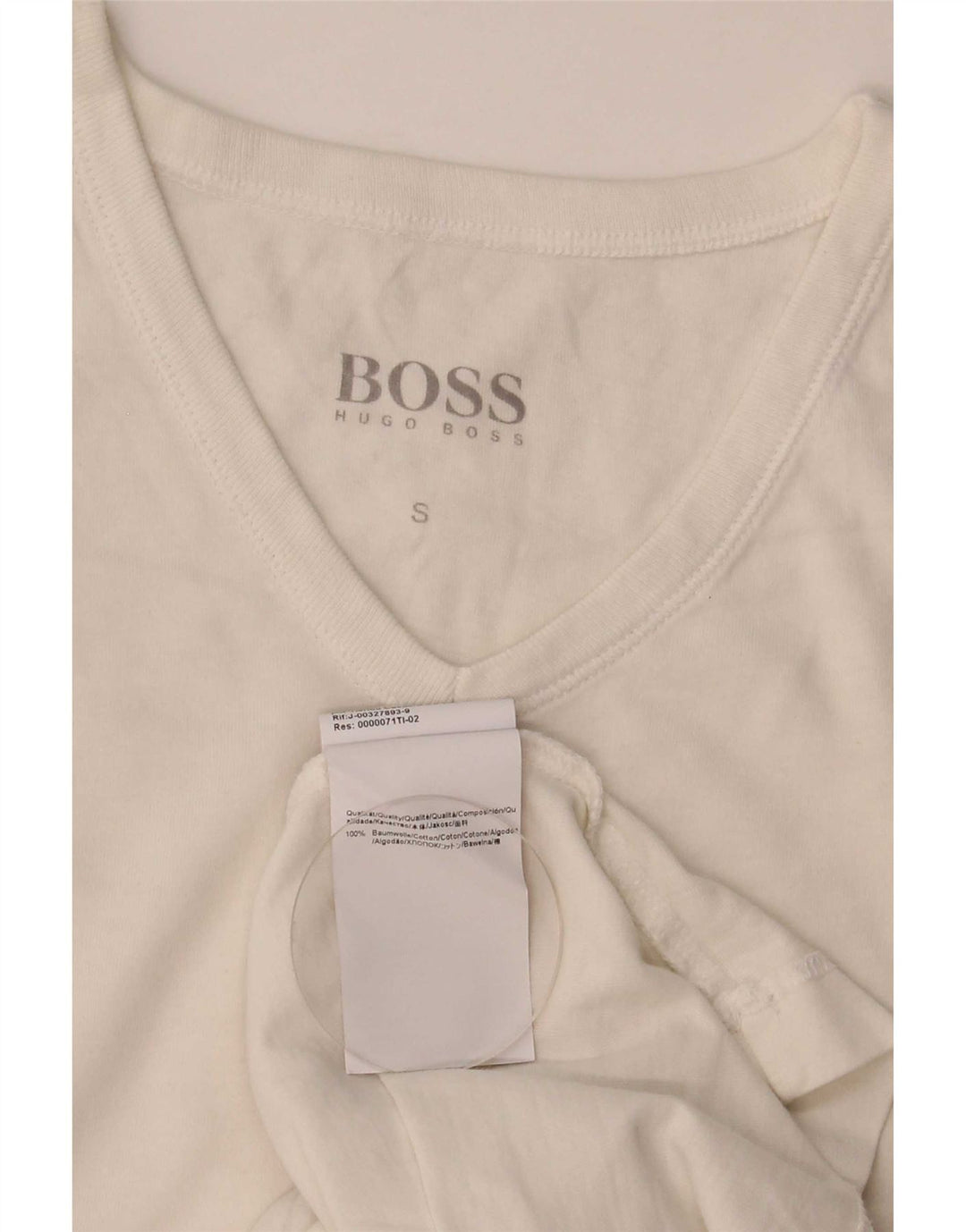 Hugo Boss Muška majica kratkih rukava Mali bijeli pamuk