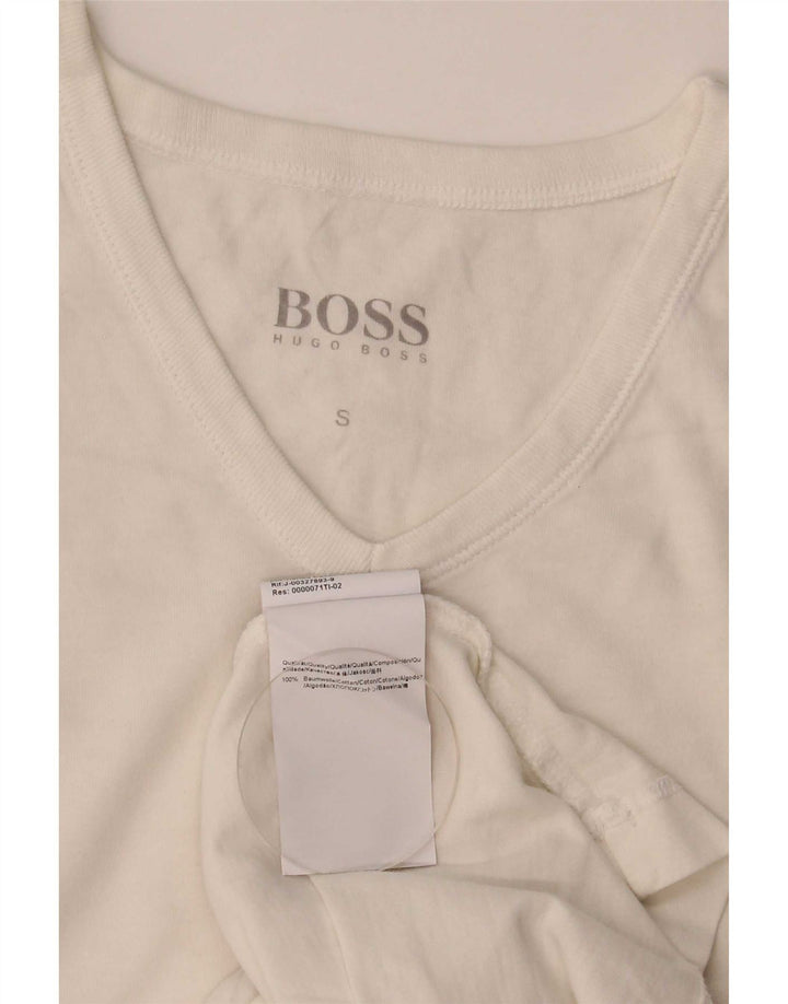 Hugo Boss Muška majica kratkih rukava Mali bijeli pamuk