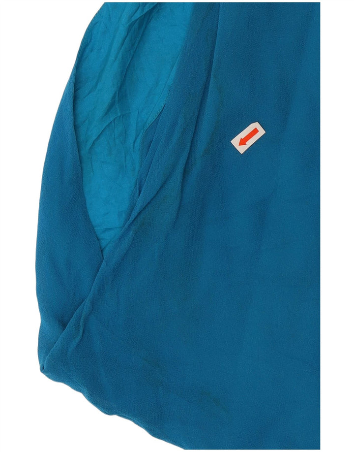 Stefanel ženska prevelika haljina A-kroja s otvorenim ramenima US 8 srednje plava