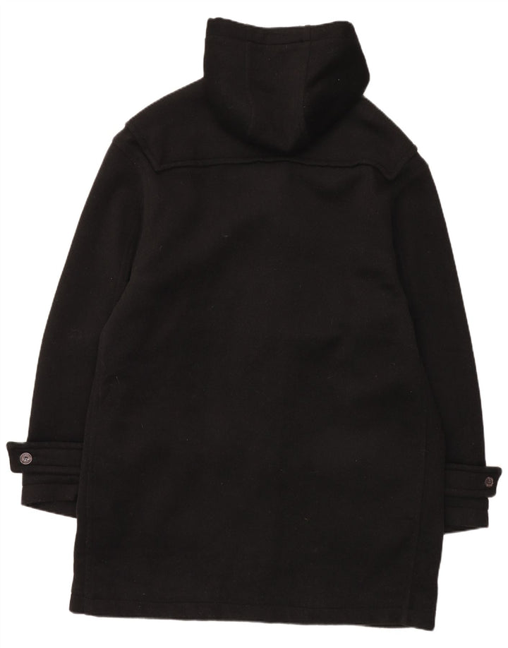 McNeil & Grant ženski veliki duffle kaput s kapuljačom UK 16 Veliki crni vuneni