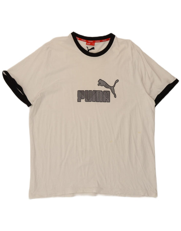 Puma muška majica s grafičkim motivima 2XL bijela