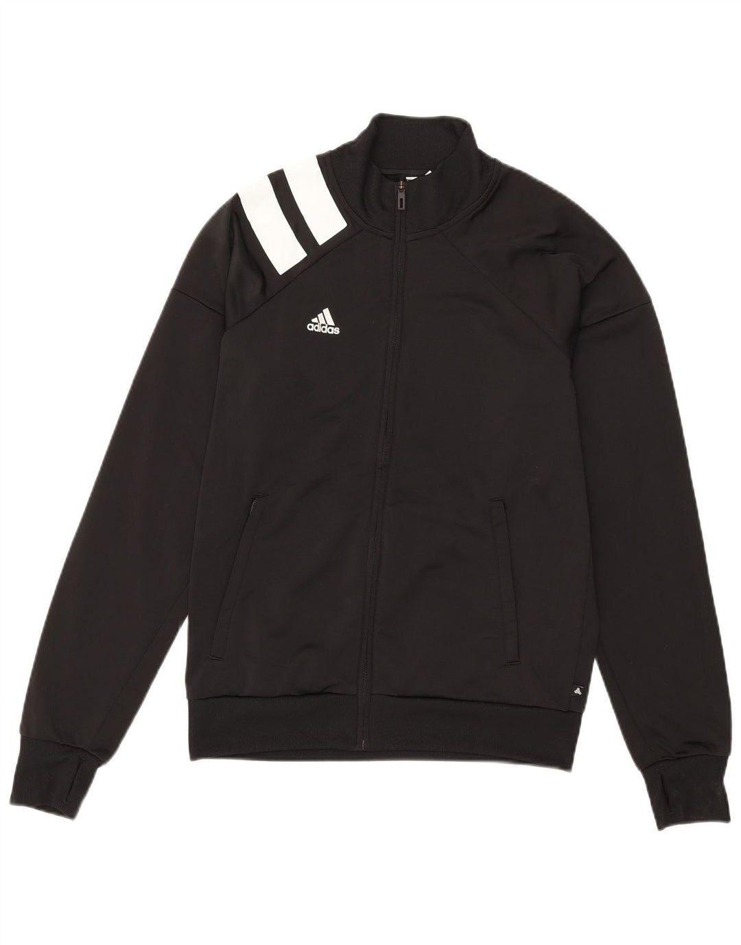 Adidas muška gornja jakna trenirke srednje crne boje od poliestera